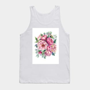 Peonies with buds Tank Top